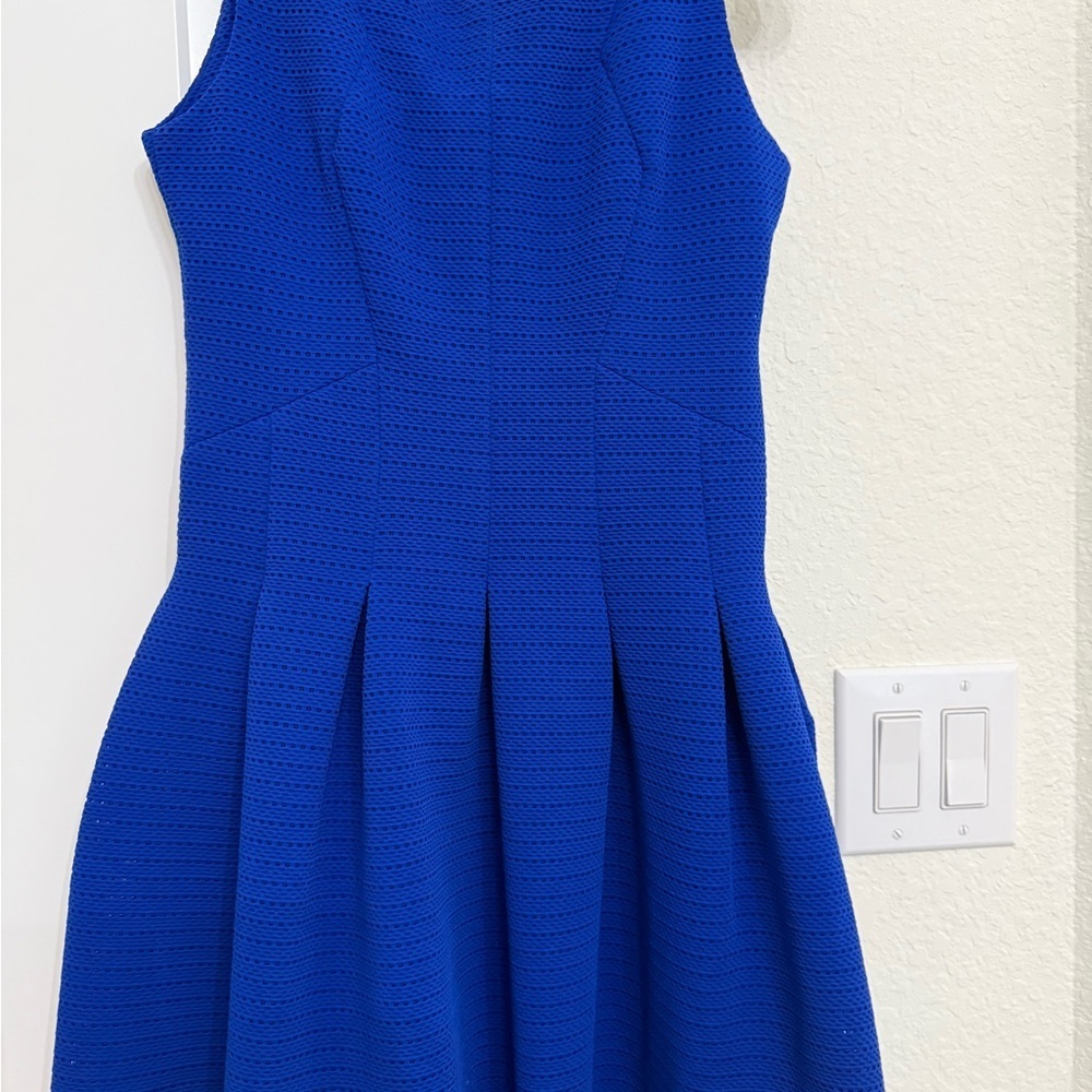 Forever 21 Royal Blue Textured Mini Dress